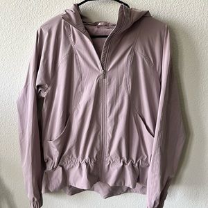 lululemon pink windbreaker jacket